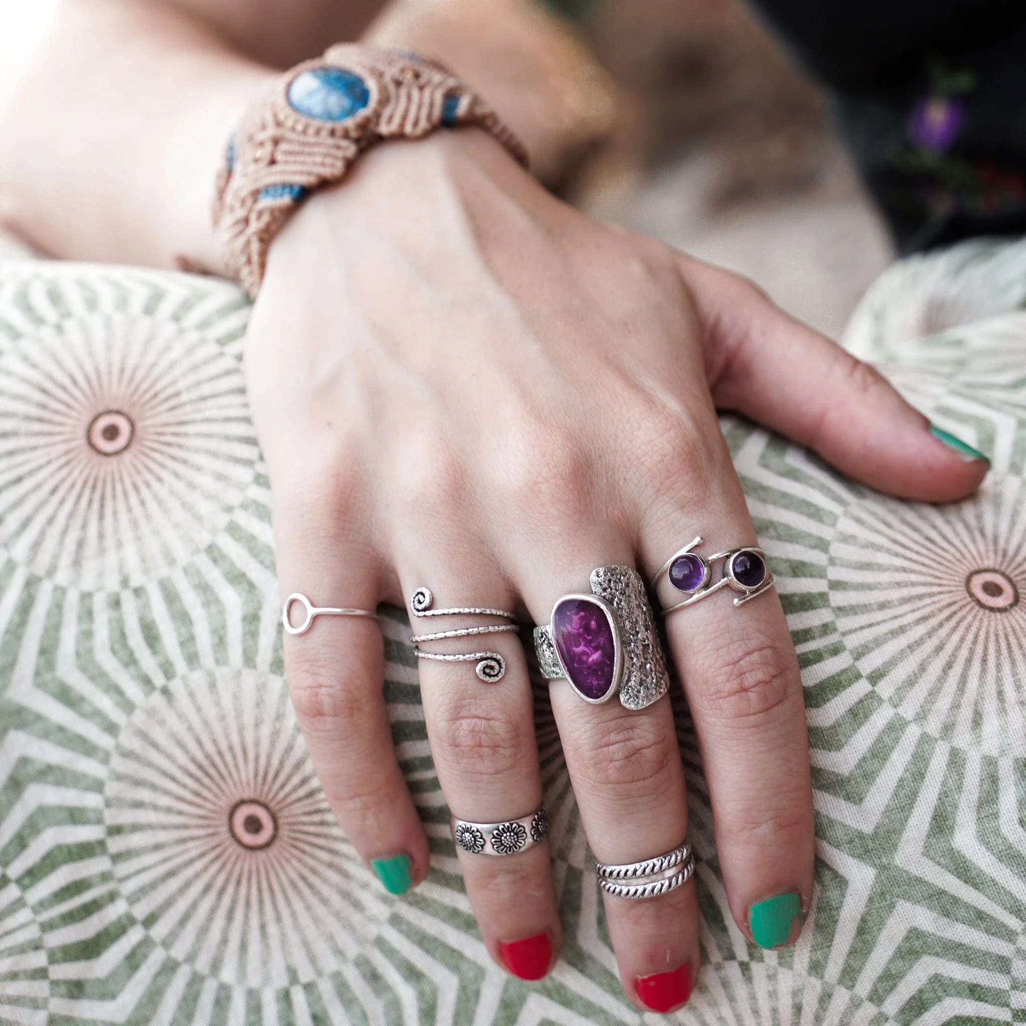 Daisy Wire Ring - Image 5