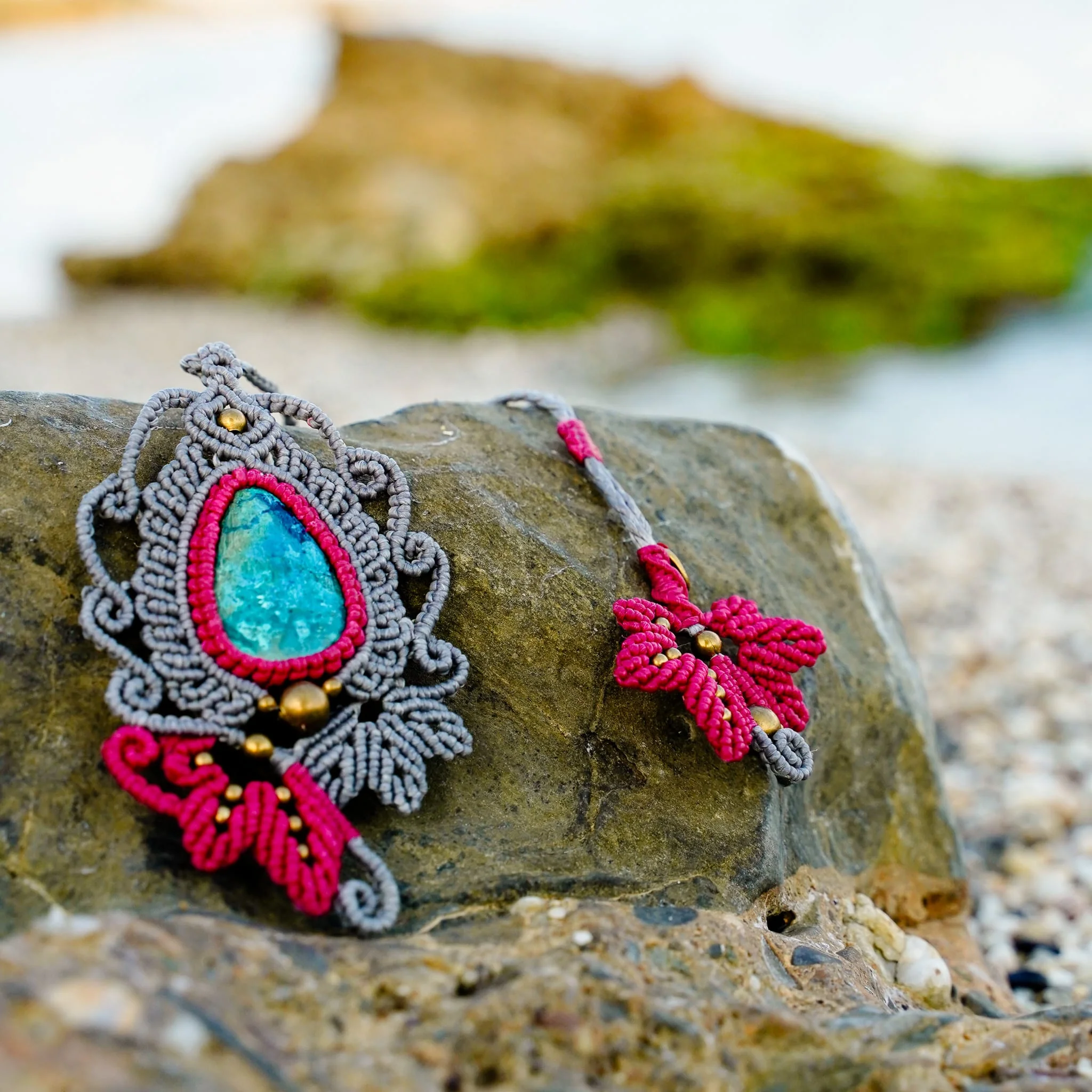 Grey Skies, Bright Vibes Necklace