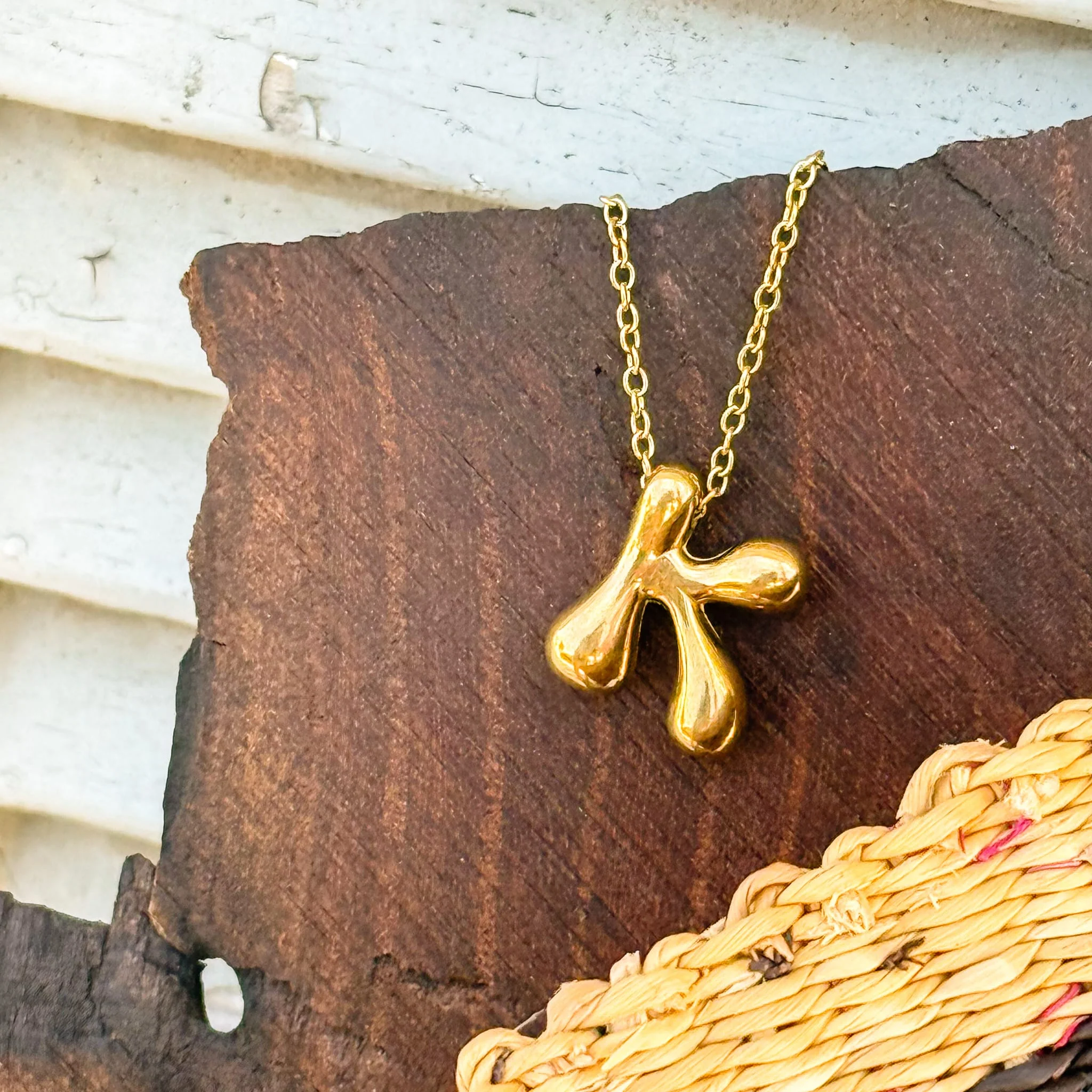 Monogram Gold Necklace - Image 18