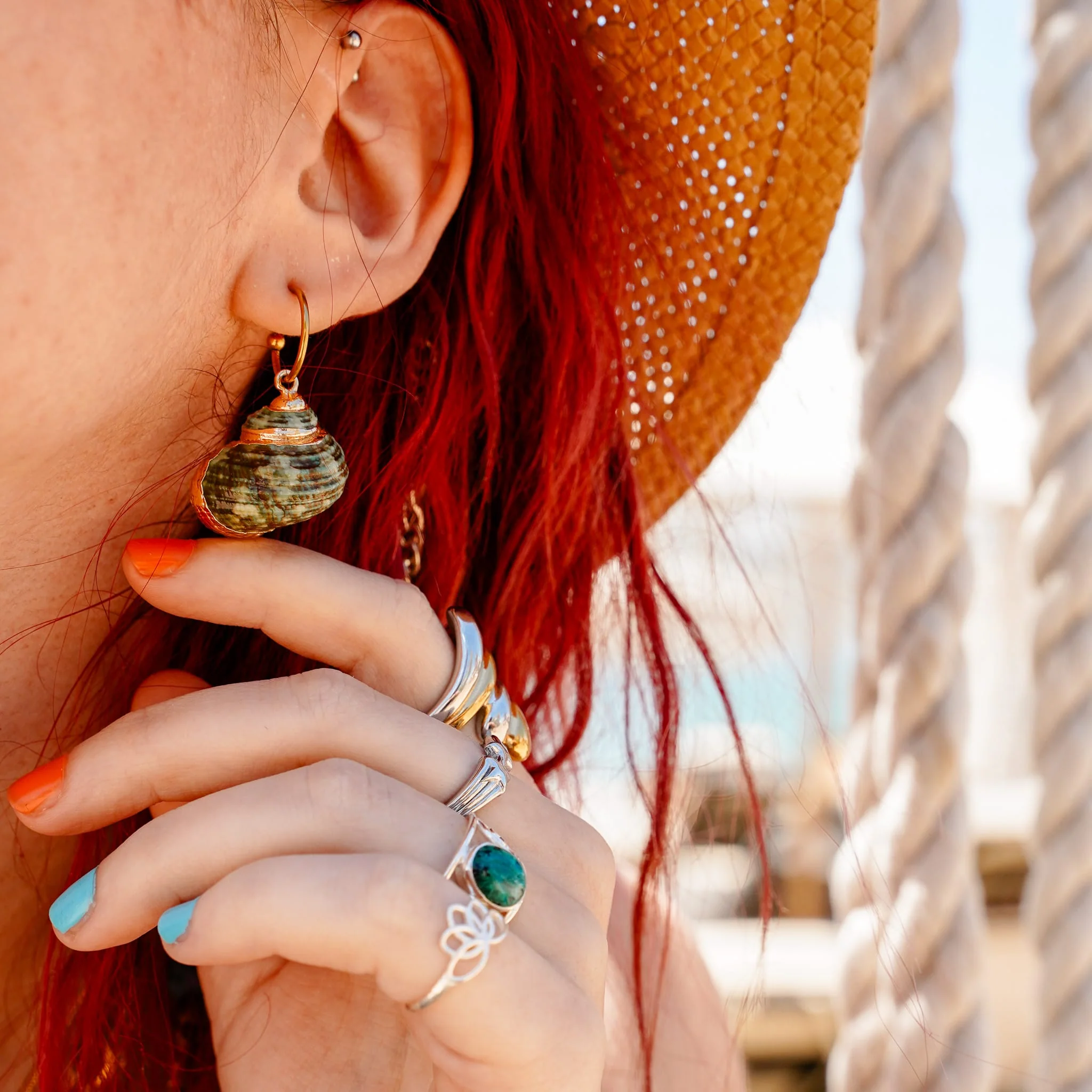 Mossy Shore Earrings - Image 2